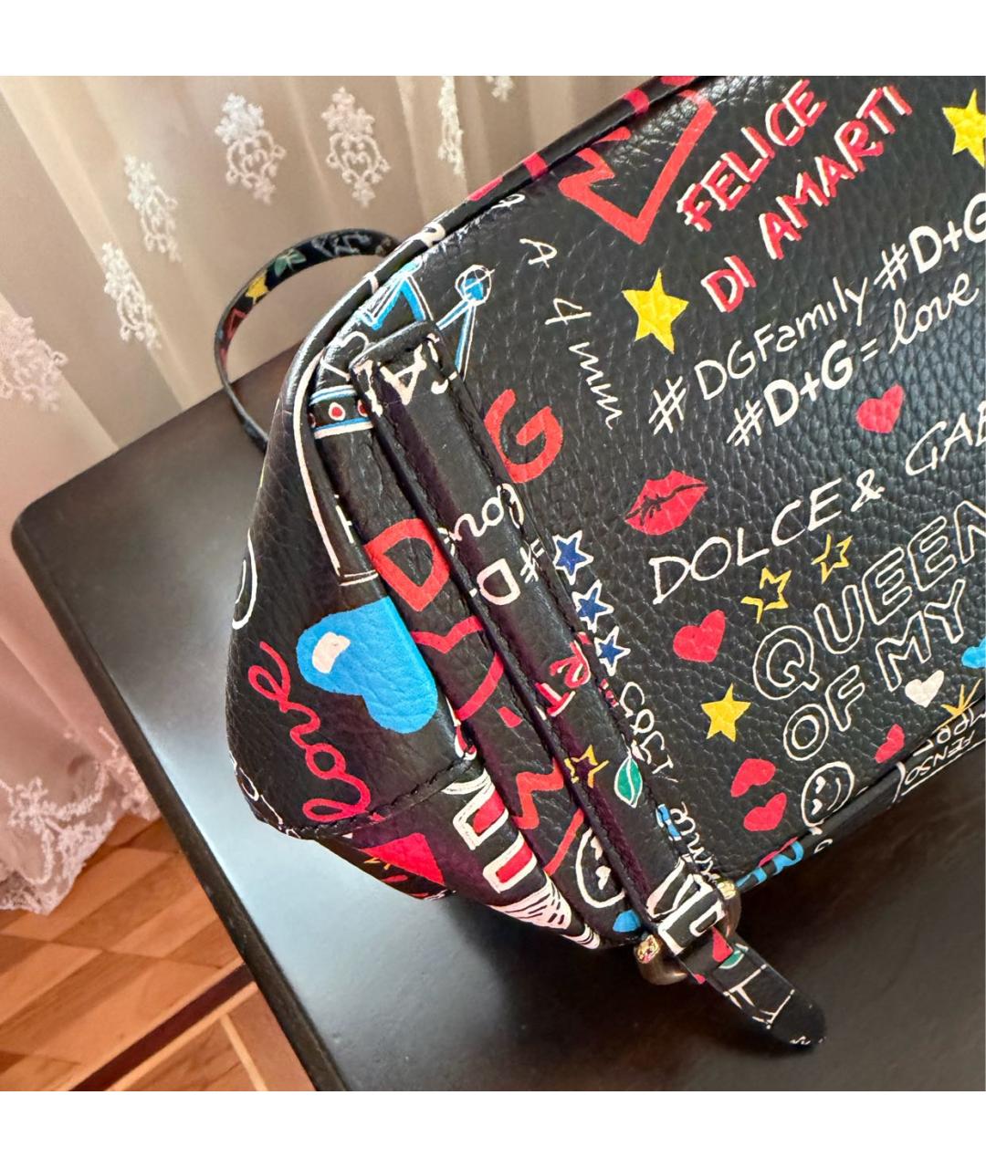 DOLCE&GABBANA Мульти кожаный рюкзак, фото 4