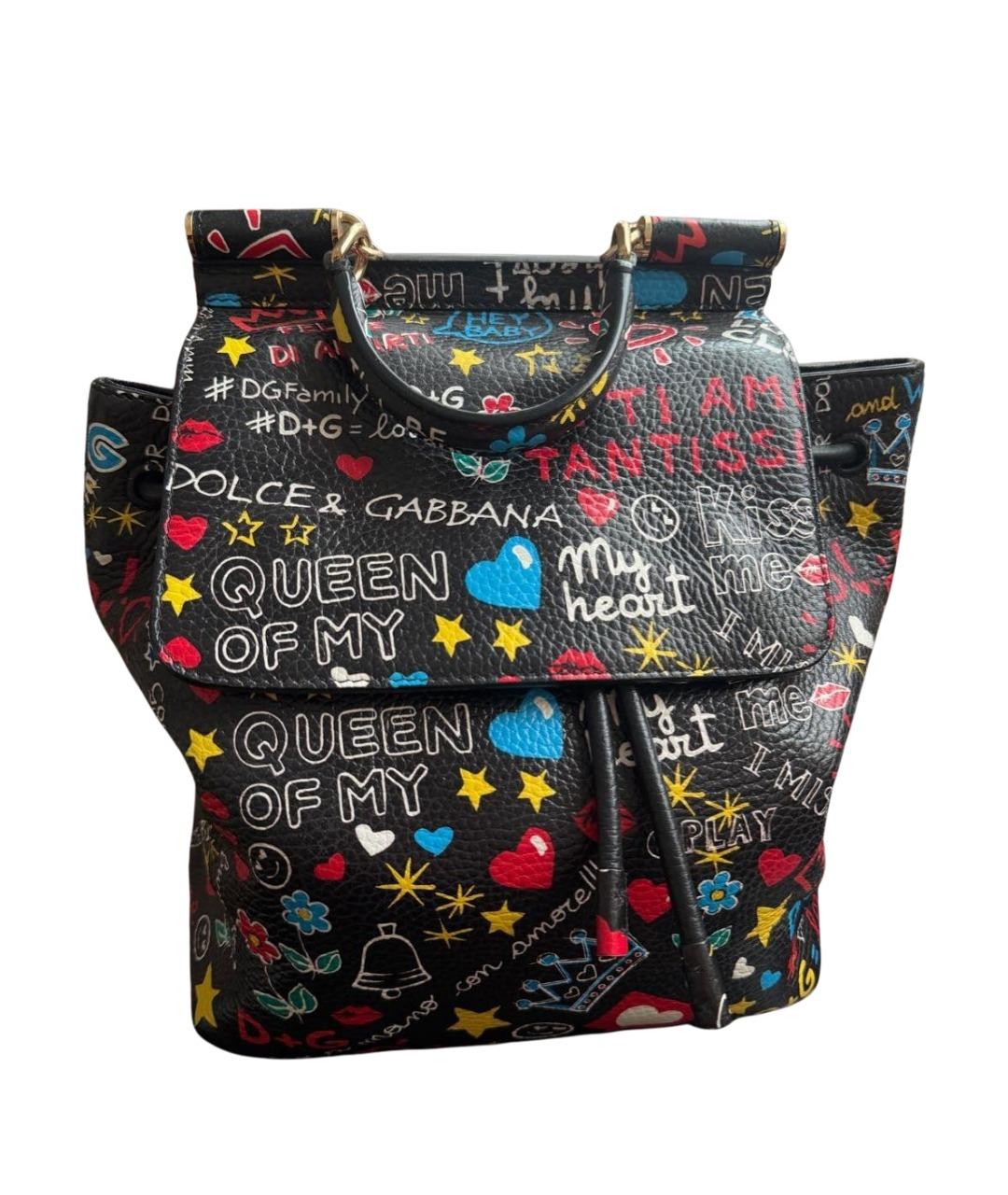 DOLCE&GABBANA Мульти кожаный рюкзак, фото 1