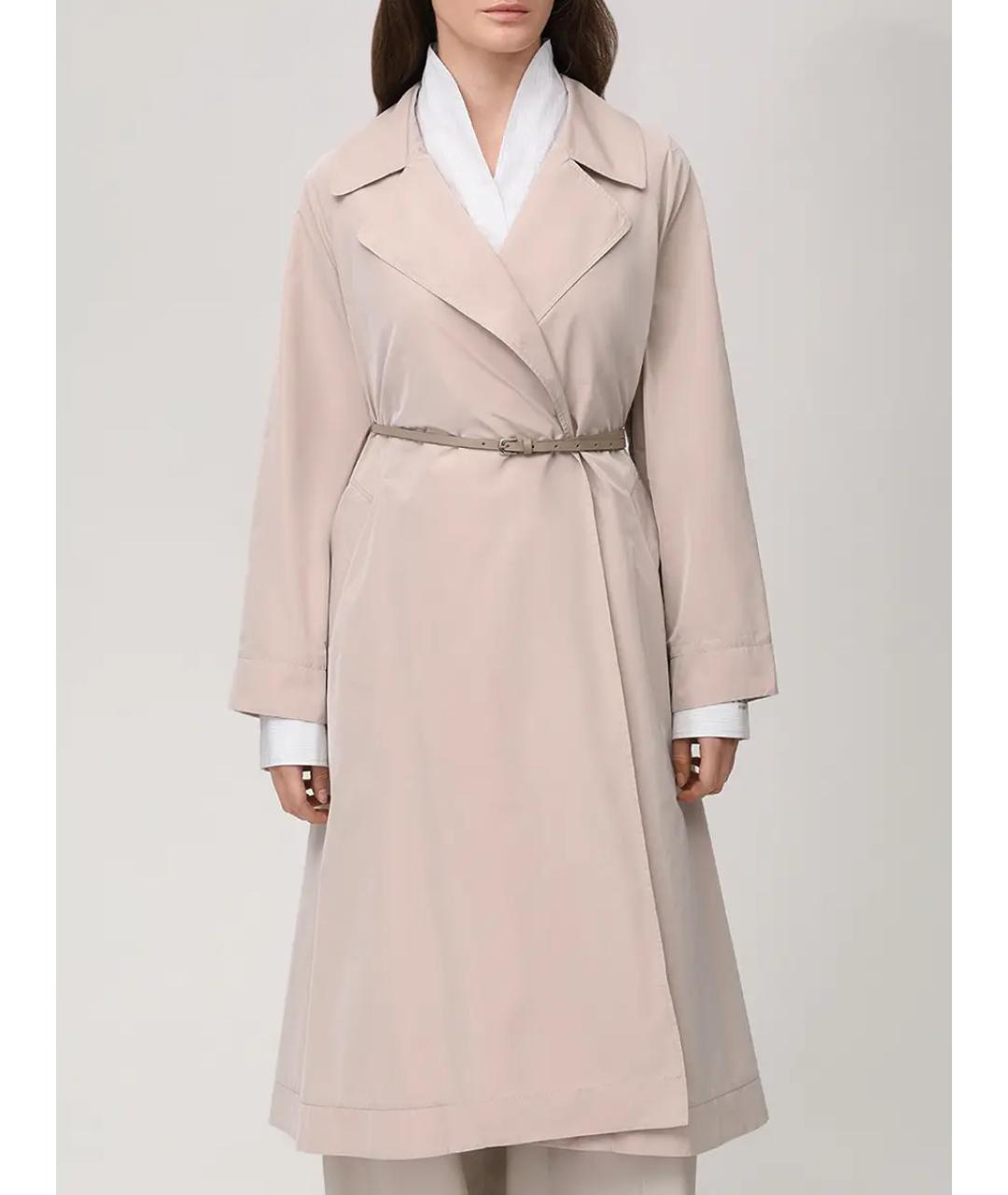 MANZONI 24 Бежевый тренч/плащ, фото 4