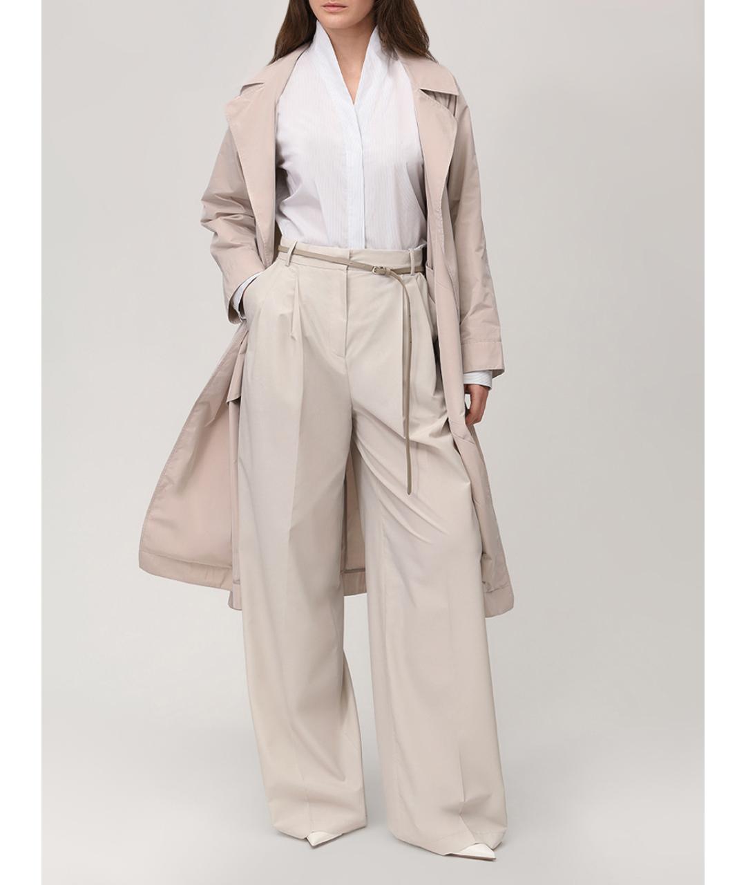 MANZONI 24 Бежевый тренч/плащ, фото 2