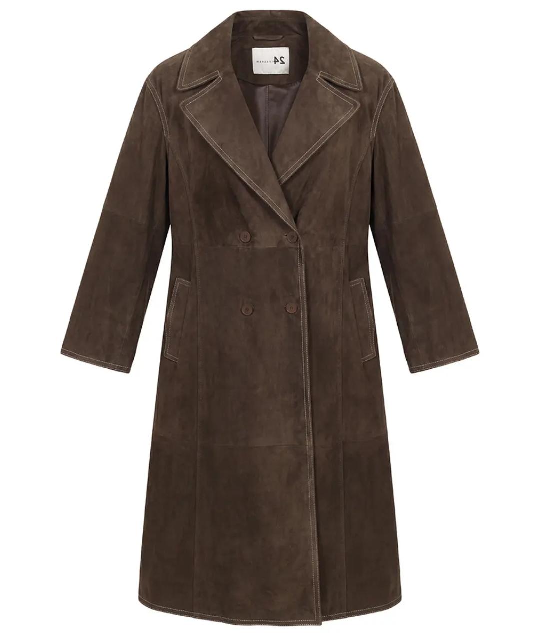 MANZONI 24 Коричневый тренч/плащ, фото 1