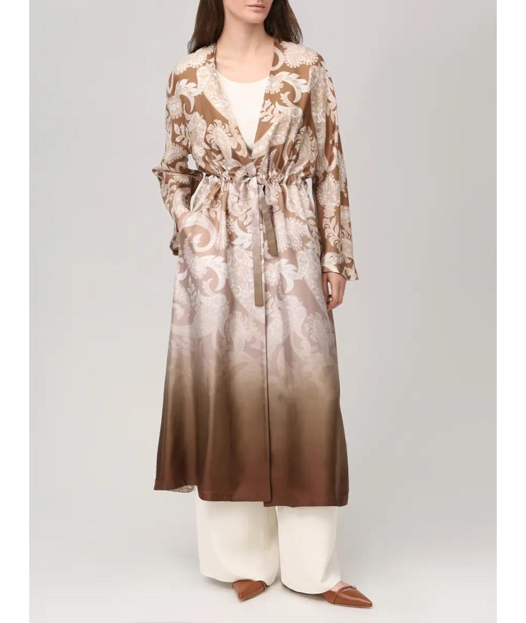 MANZONI 24 Коричневый тренч/плащ, фото 2