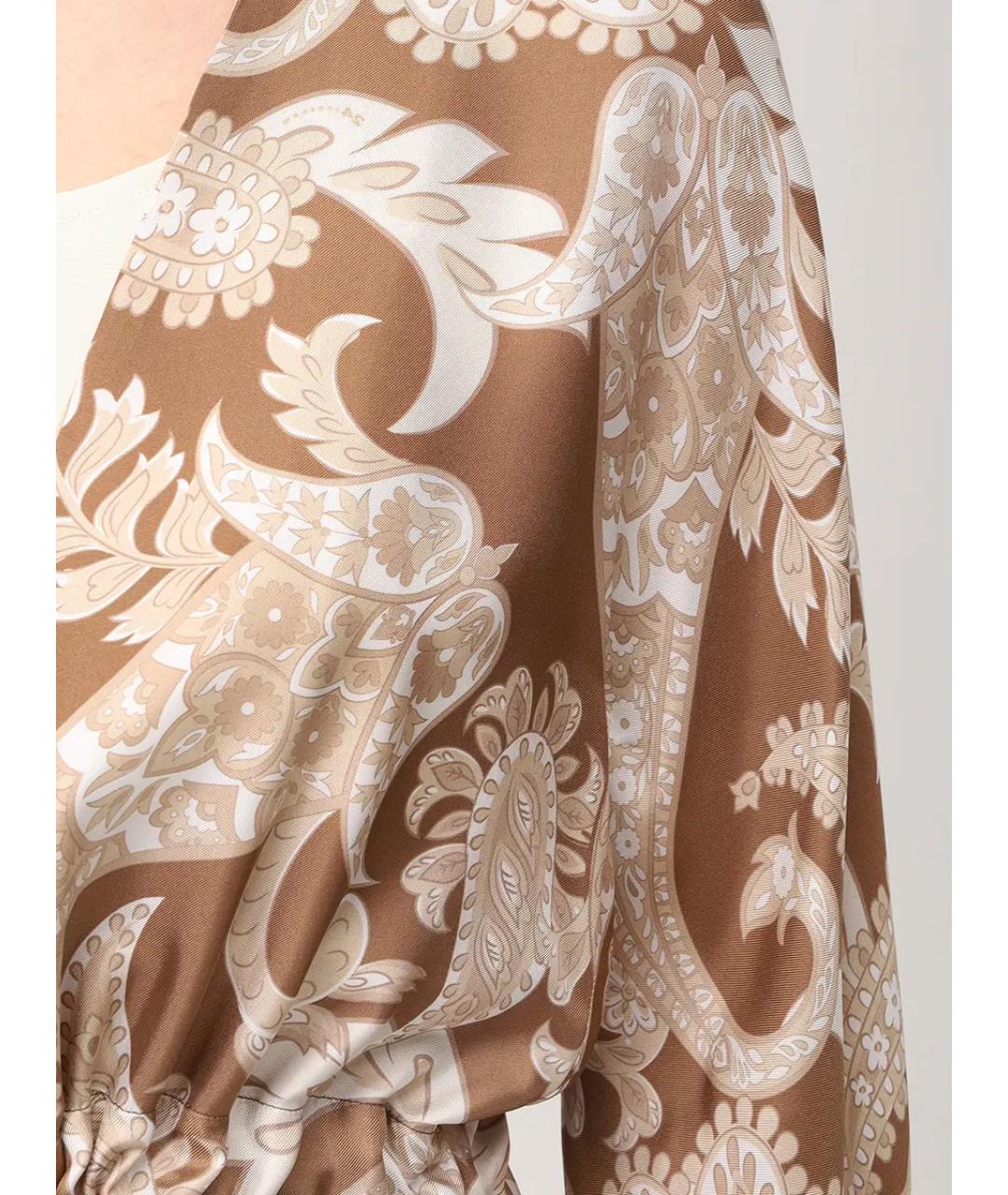 MANZONI 24 Коричневый тренч/плащ, фото 5