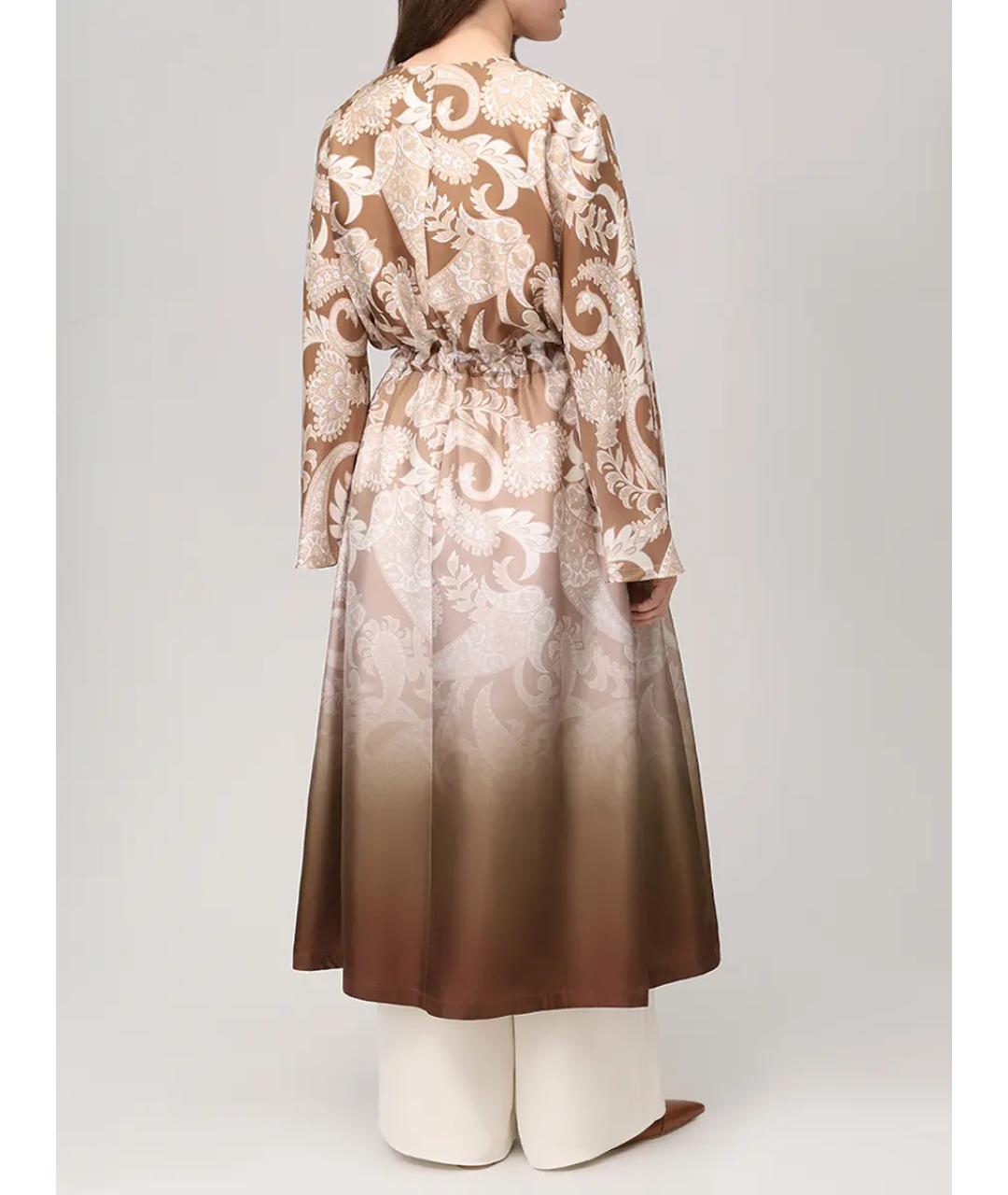 MANZONI 24 Коричневый тренч/плащ, фото 3