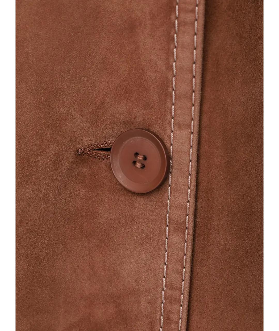 MANZONI 24 Коричневый тренч/плащ, фото 6