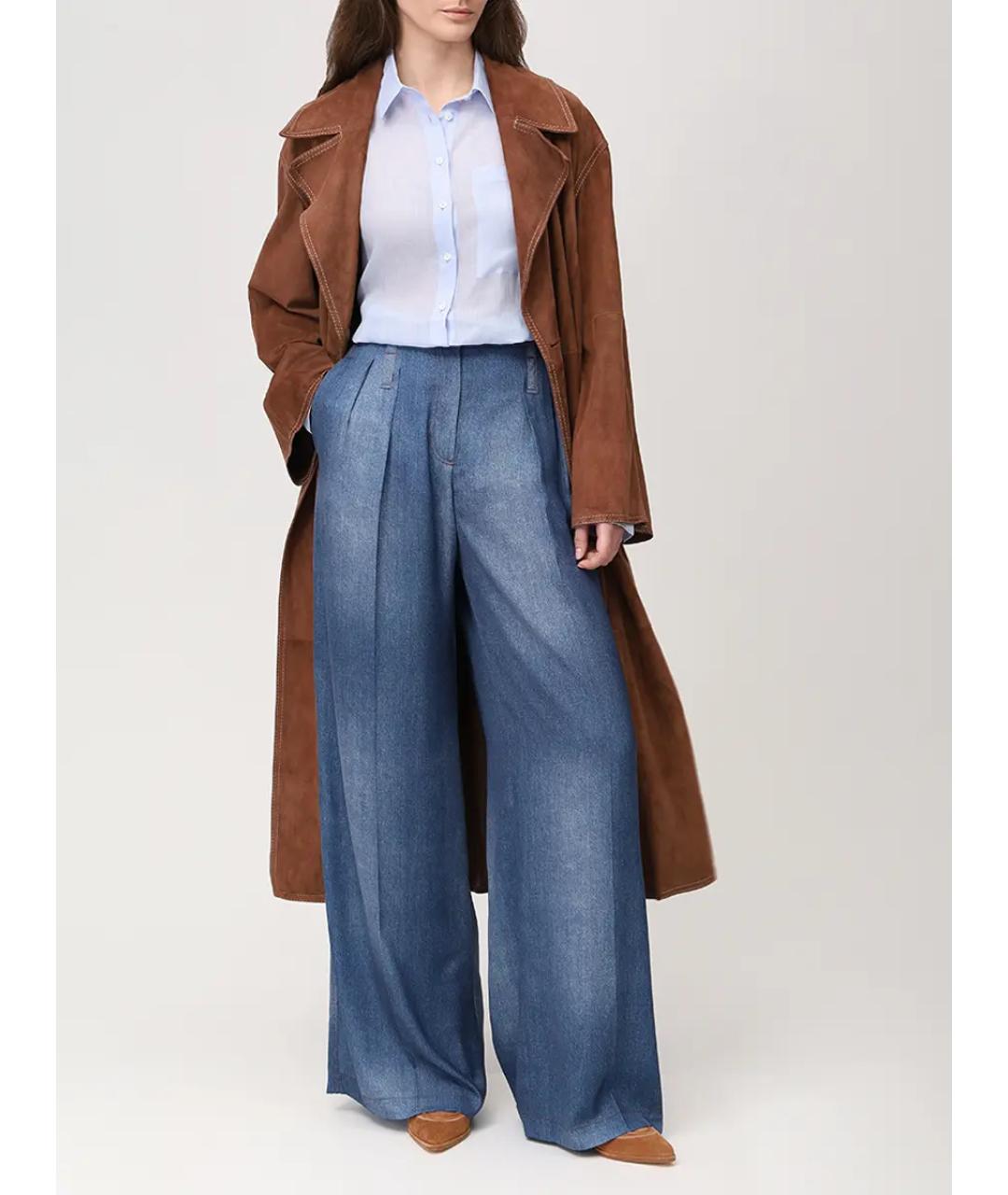 MANZONI 24 Коричневый тренч/плащ, фото 2