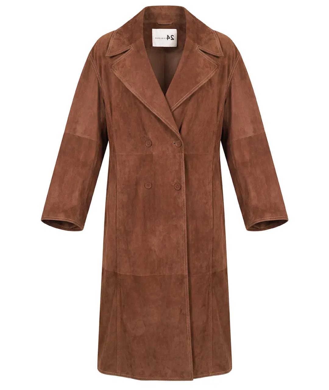 MANZONI 24 Коричневый тренч/плащ, фото 1