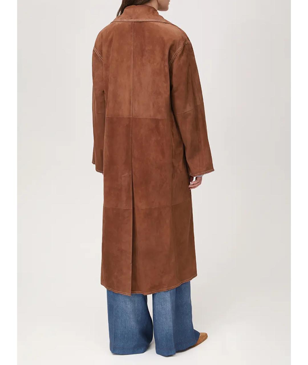 MANZONI 24 Коричневый тренч/плащ, фото 3