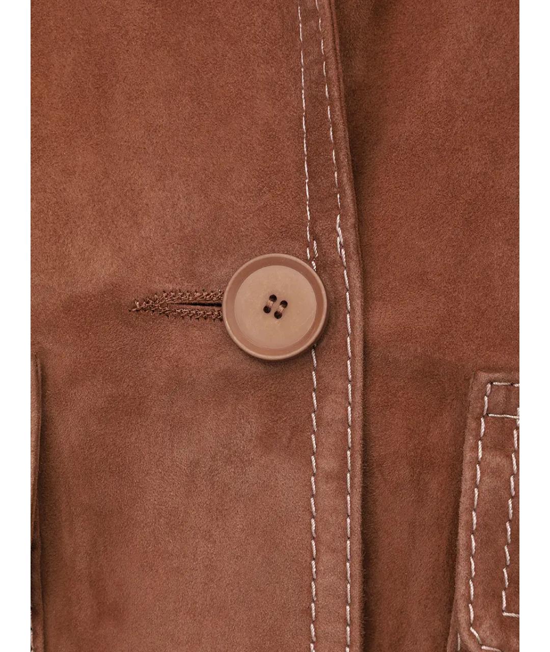 MANZONI 24 Коричневая куртка, фото 6