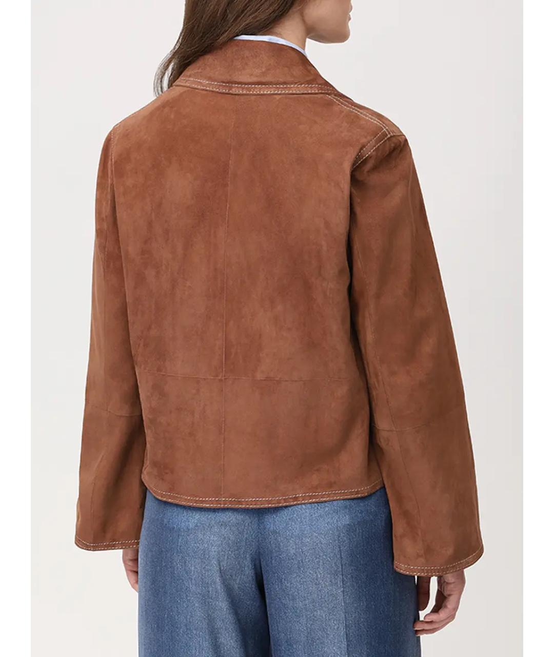 MANZONI 24 Коричневая куртка, фото 3