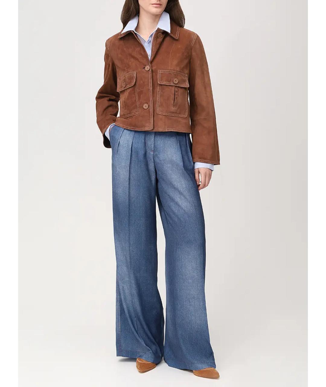 MANZONI 24 Коричневая куртка, фото 2