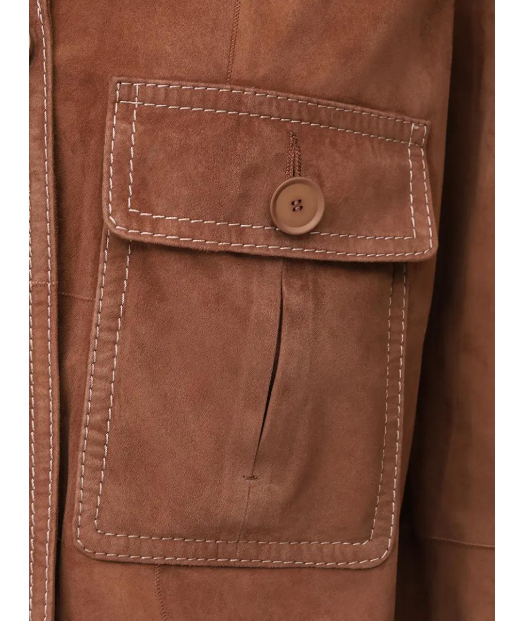 MANZONI 24 Коричневая куртка, фото 5