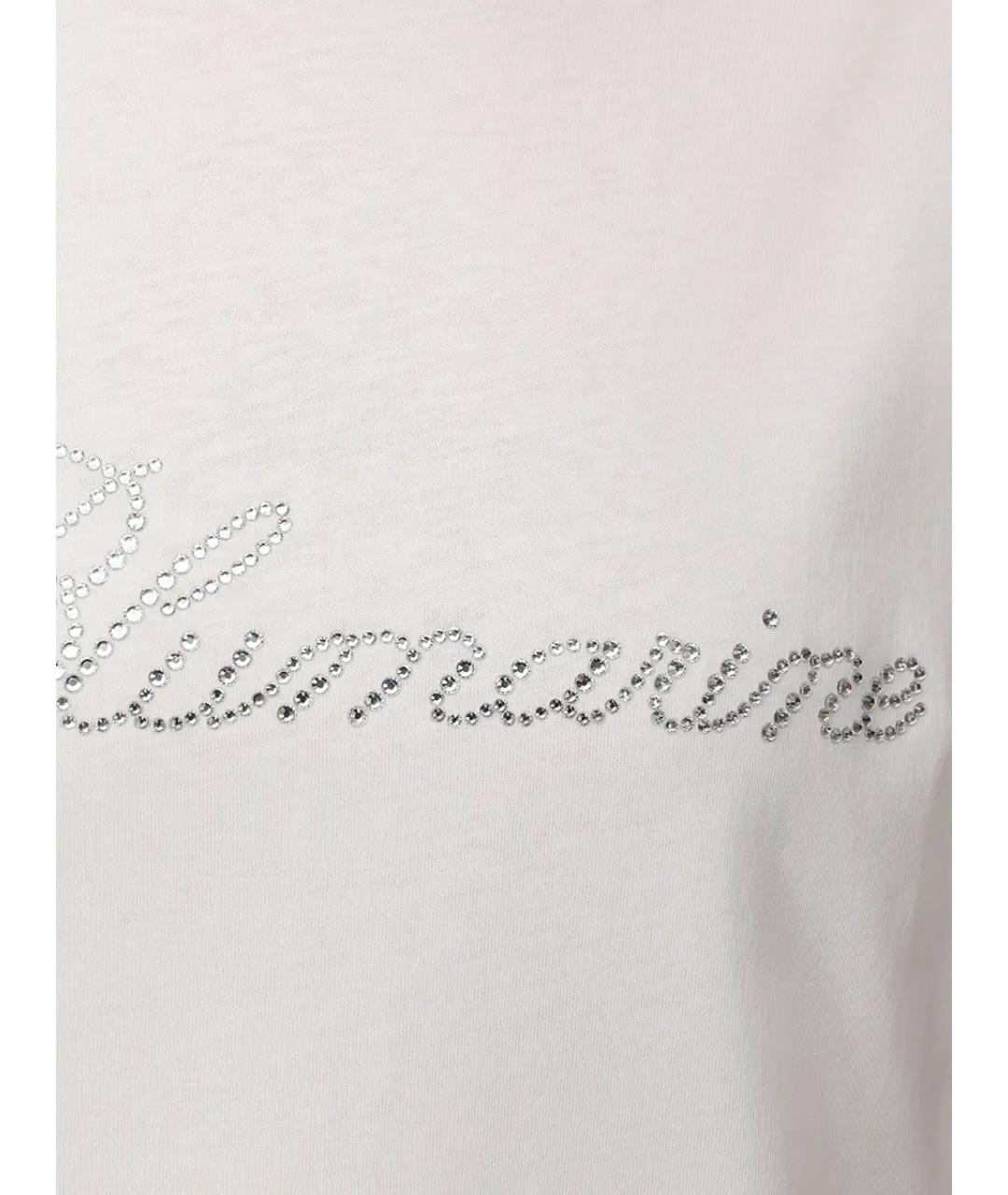 BLUMARINE Белая футболка, фото 6