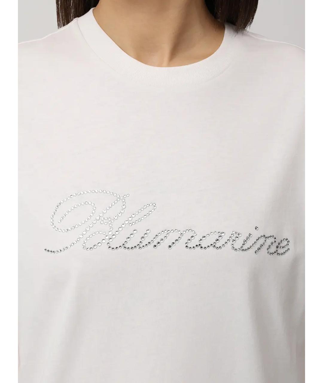BLUMARINE Белая футболка, фото 5