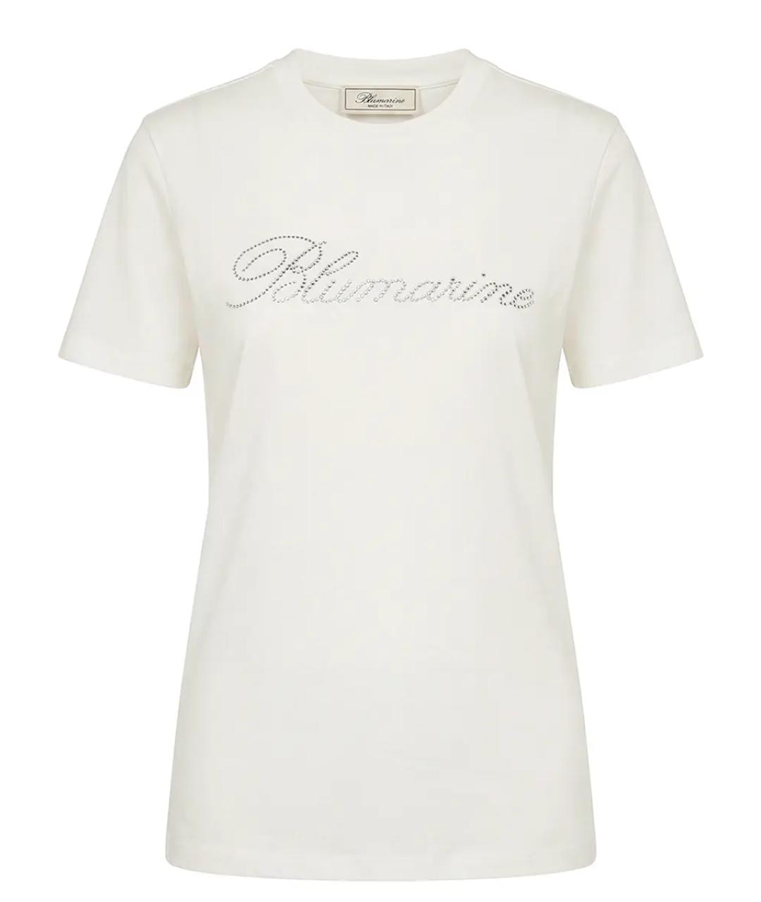 BLUMARINE Белая футболка, фото 1
