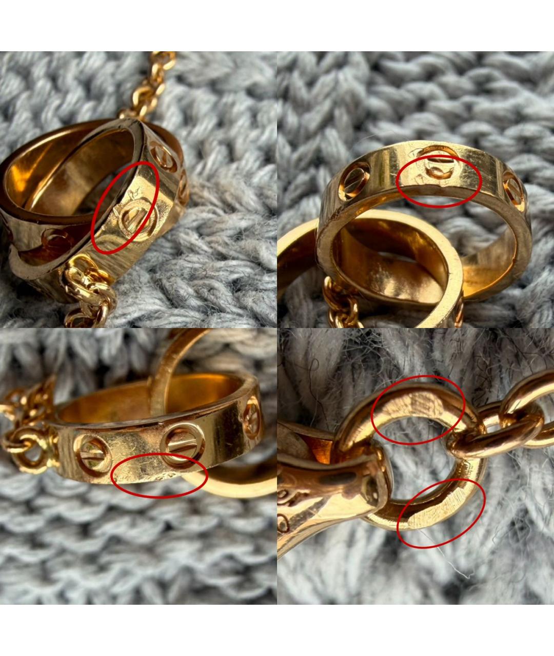 CARTIER Золотая подвеска из розового золота, фото 5