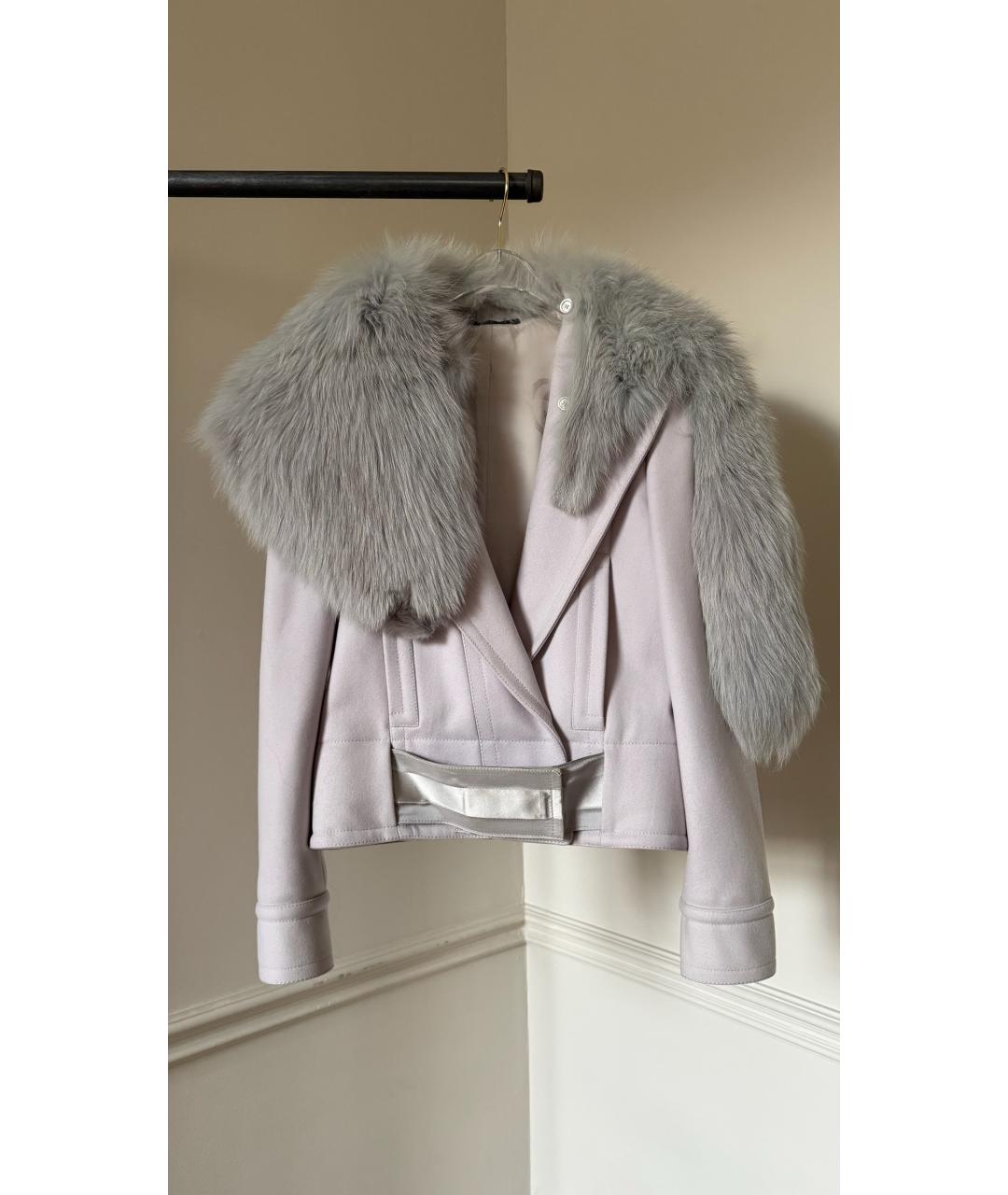 GUCCI Бежевая меховая куртка, фото 8