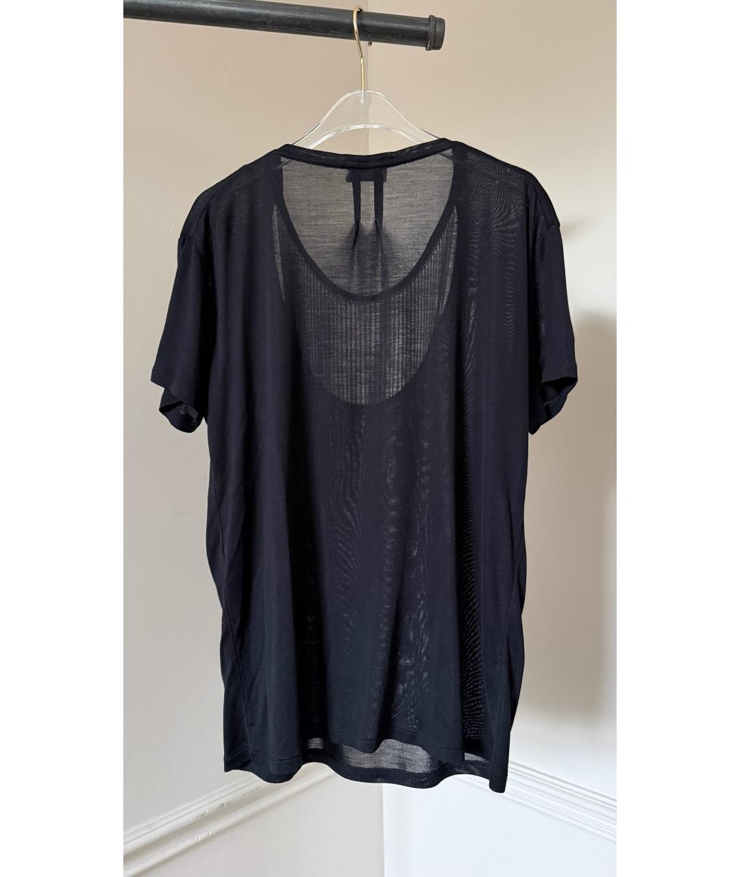 SAINT LAURENT Черная футболка, фото 2