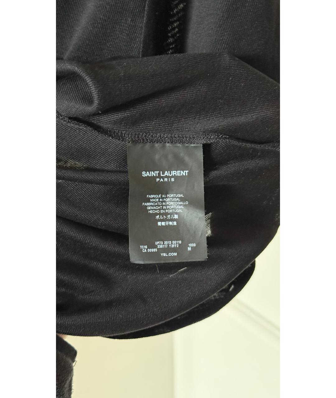 SAINT LAURENT Черная футболка, фото 7