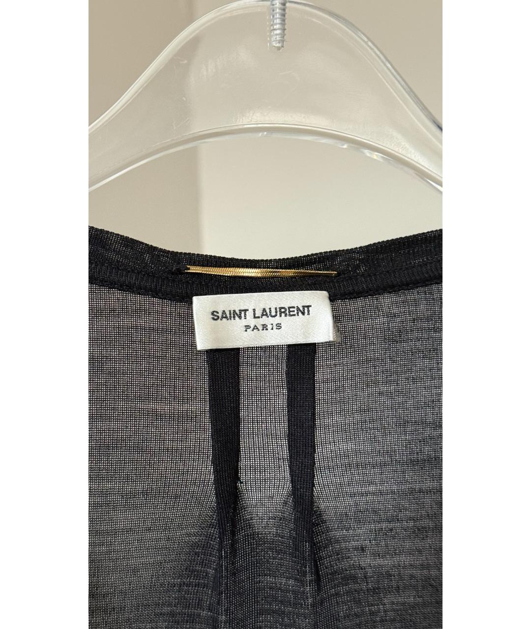 SAINT LAURENT Черная футболка, фото 6