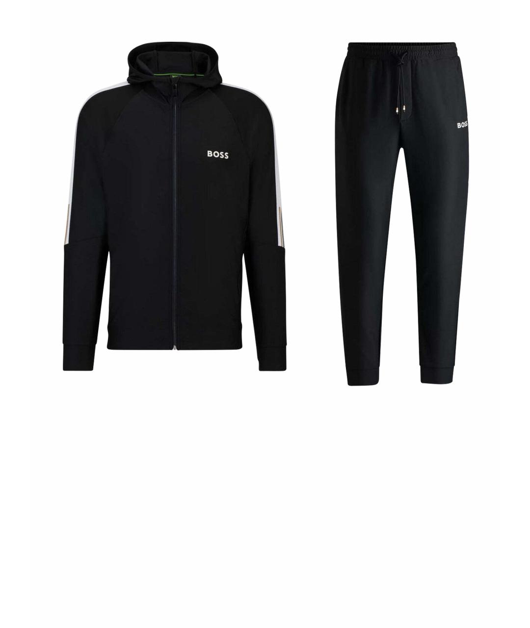 HUGO BOSS Черный полиэстеровый спортивный костюм, фото 1