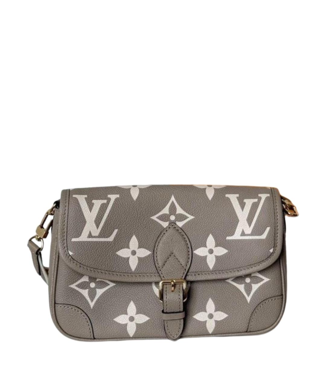 LOUIS VUITTON Бежевая кожаная сумка через плечо, фото 1