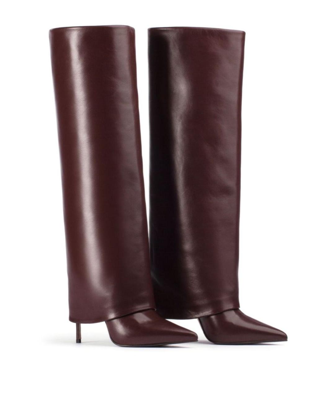 LE SILLA Коричневые кожаные сапоги, фото 2