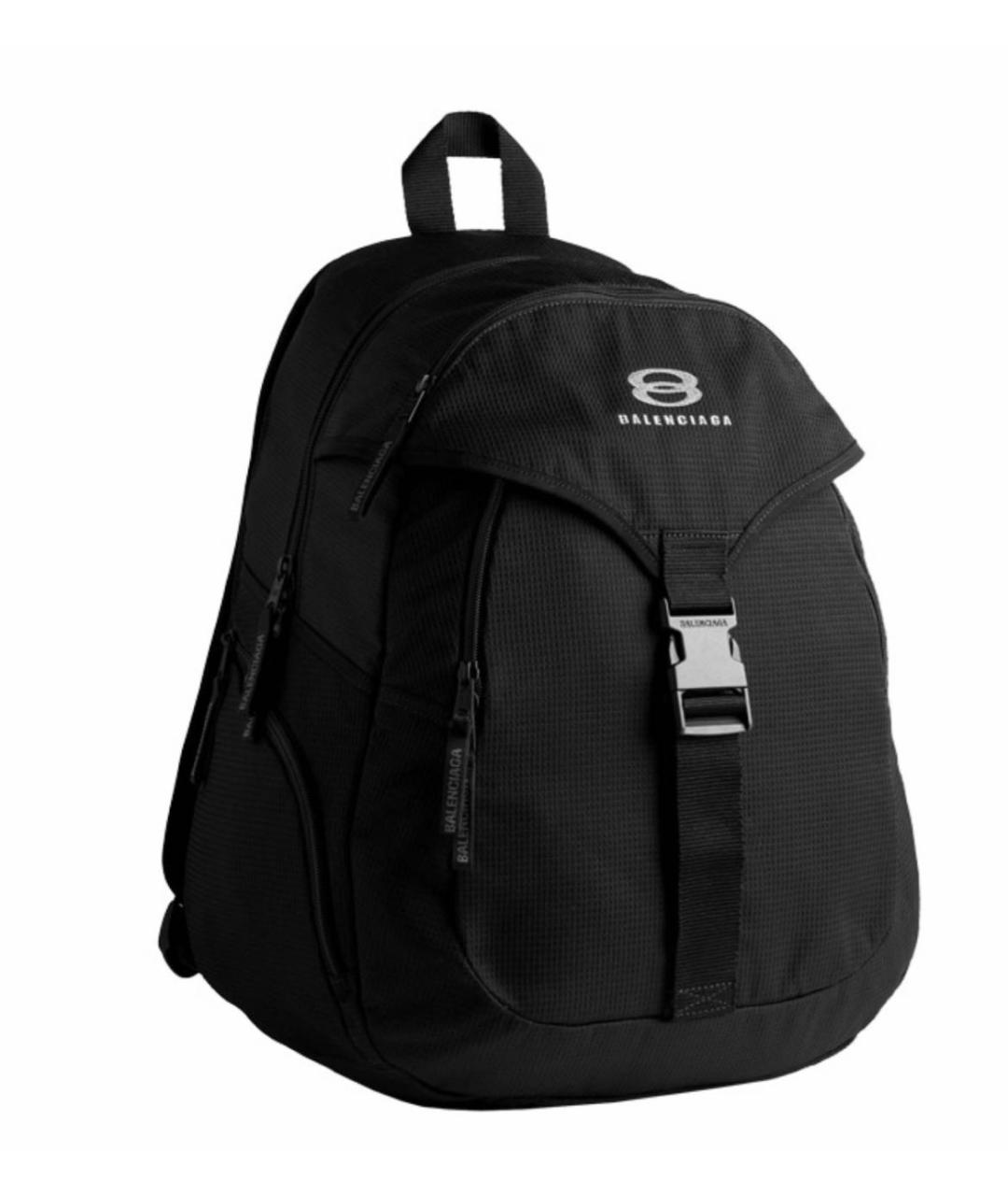 BALENCIAGA Черный тканевый рюкзак, фото 3