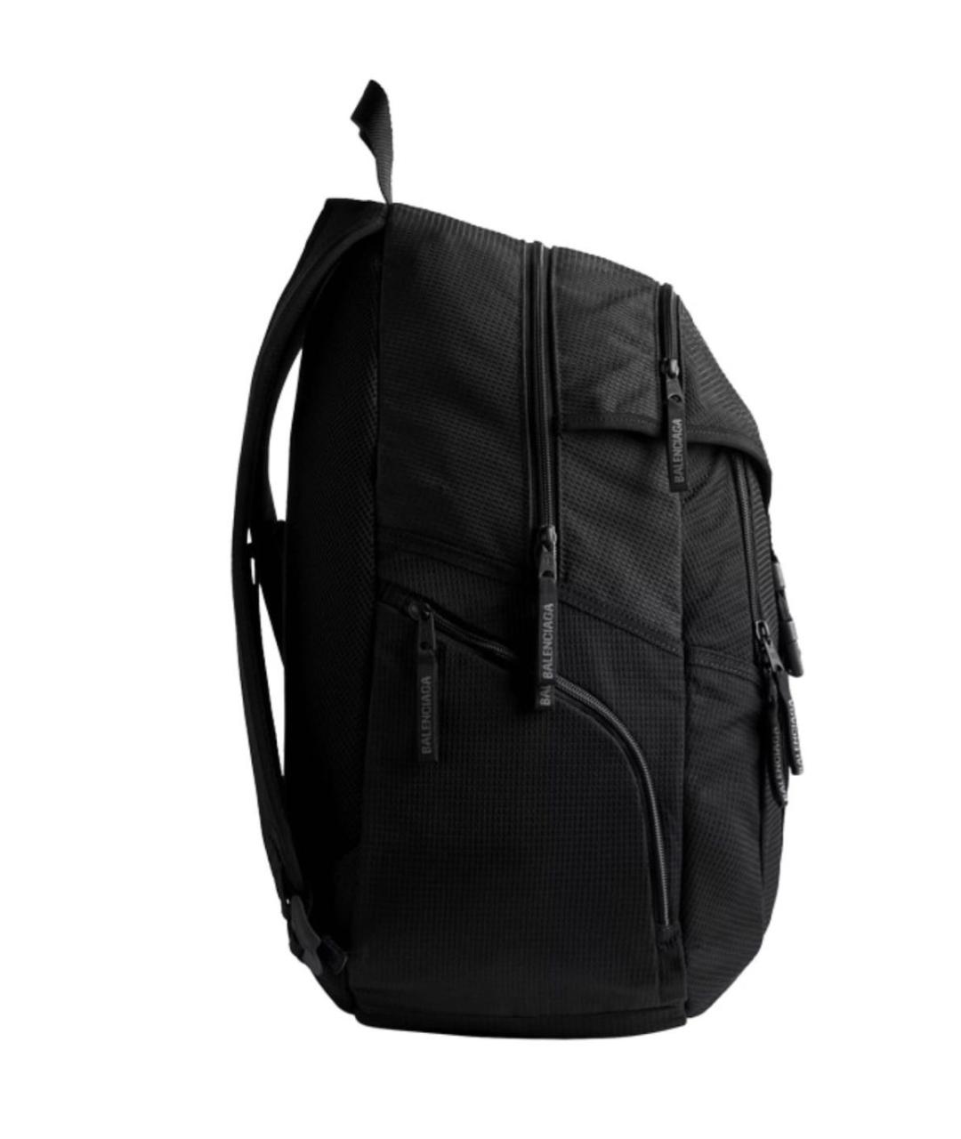 BALENCIAGA Черный тканевый рюкзак, фото 6