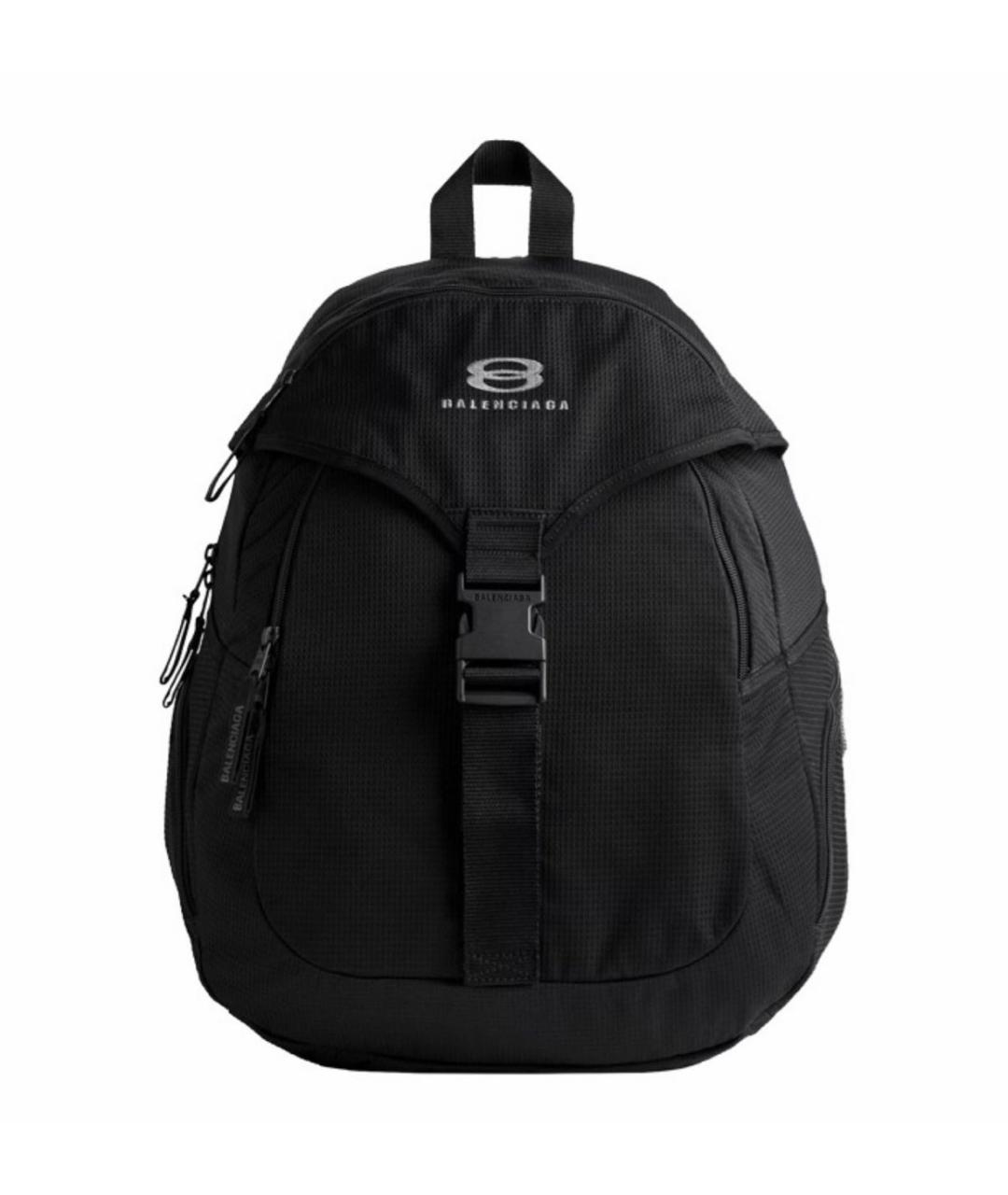BALENCIAGA Черный тканевый рюкзак, фото 7