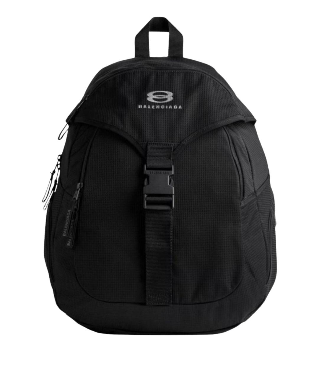 BALENCIAGA Черный тканевый рюкзак, фото 1