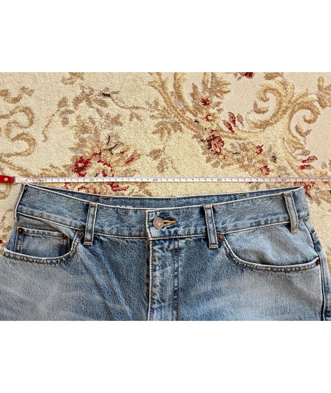 CELINE Хлопковые прямые джинсы, фото 8