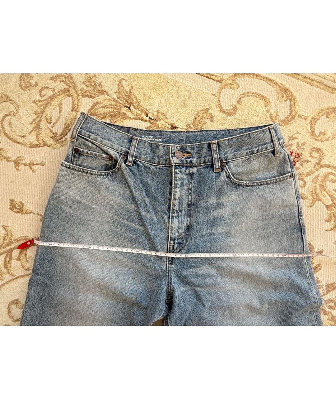 CELINE Хлопковые прямые джинсы, фото 7