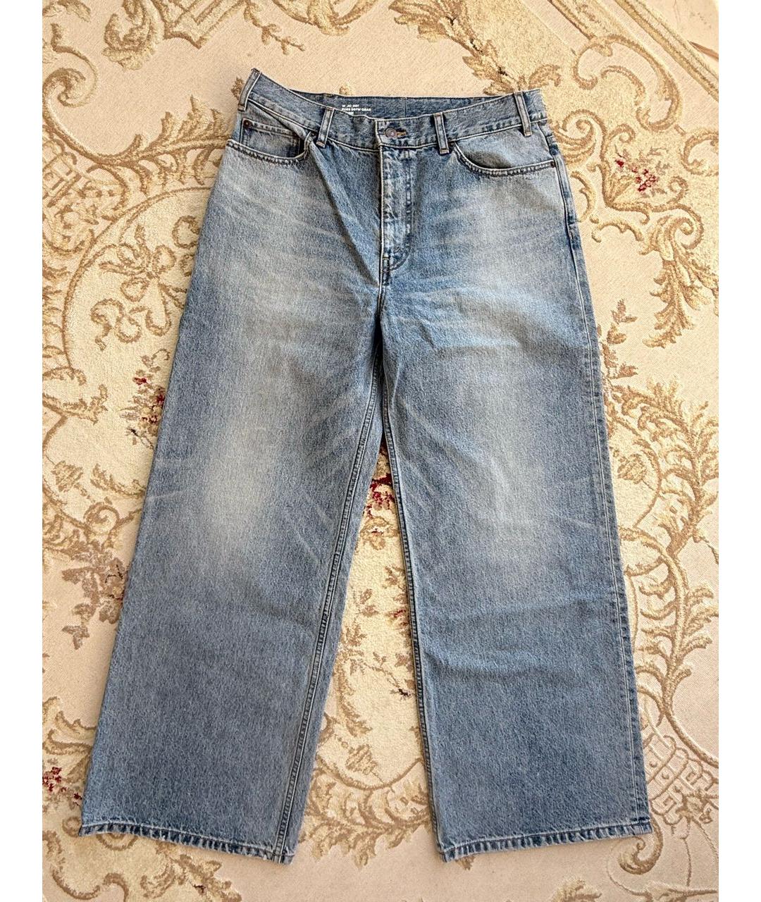 CELINE Хлопковые прямые джинсы, фото 5