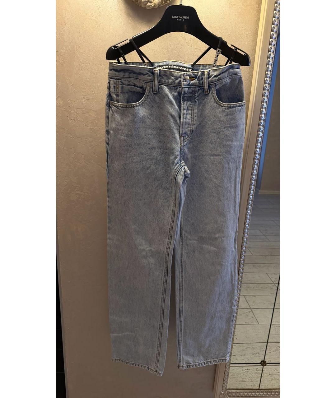 ALEXANDER WANG Хлопковые прямые джинсы, фото 2