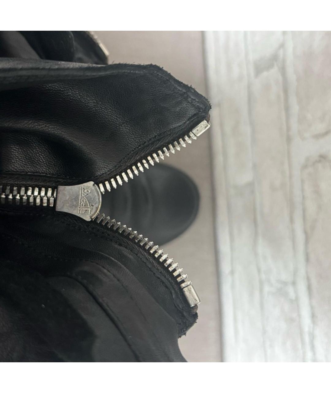 GUIDI Черные кожаные ботинки, фото 3