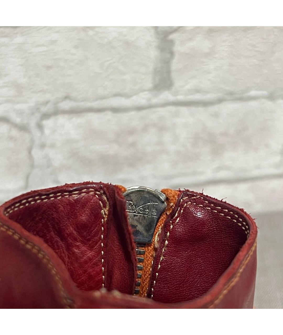 GUIDI Бордовые кожаные ботинки, фото 4