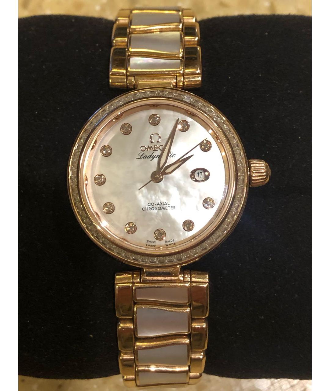 OMEGA Золотые часы из розового золота, фото 7