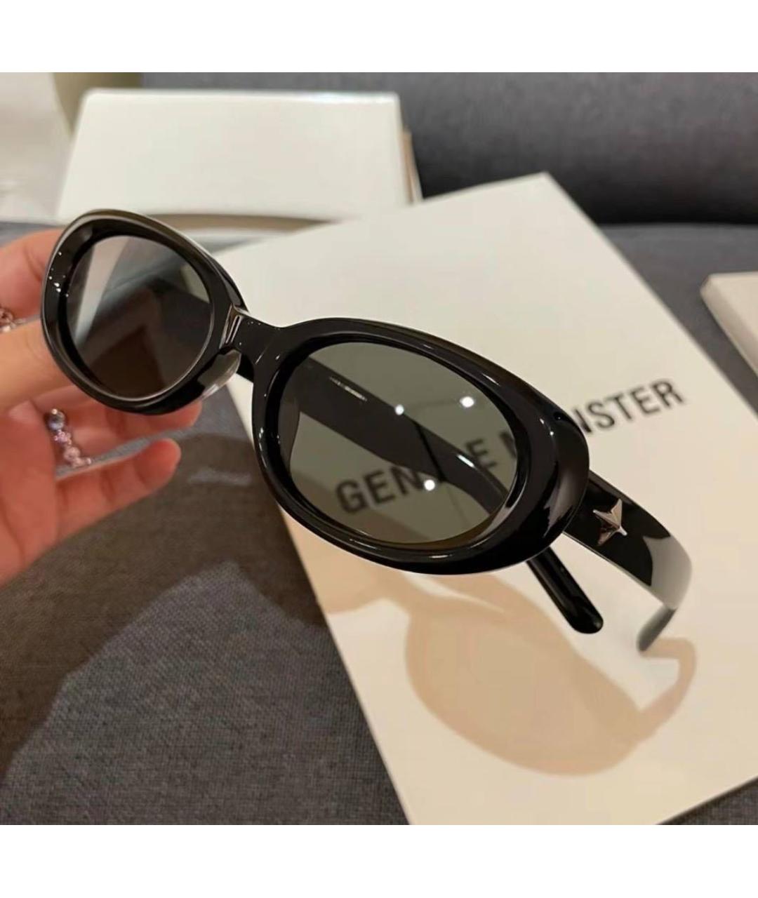 GENTLE MONSTER Черные пластиковые солнцезащитные очки, фото 5