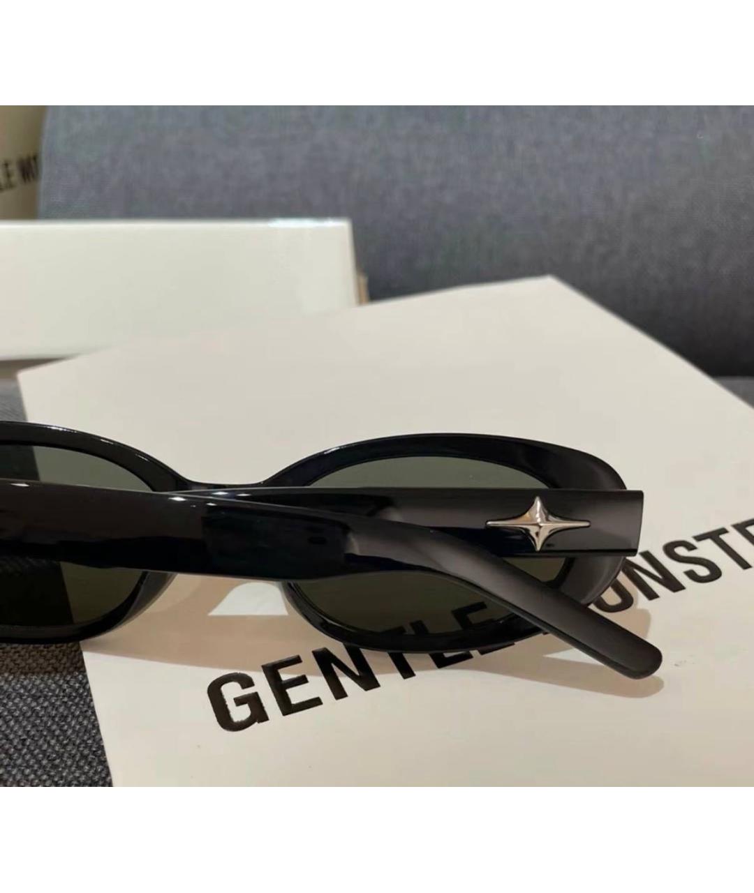 GENTLE MONSTER Черные пластиковые солнцезащитные очки, фото 4