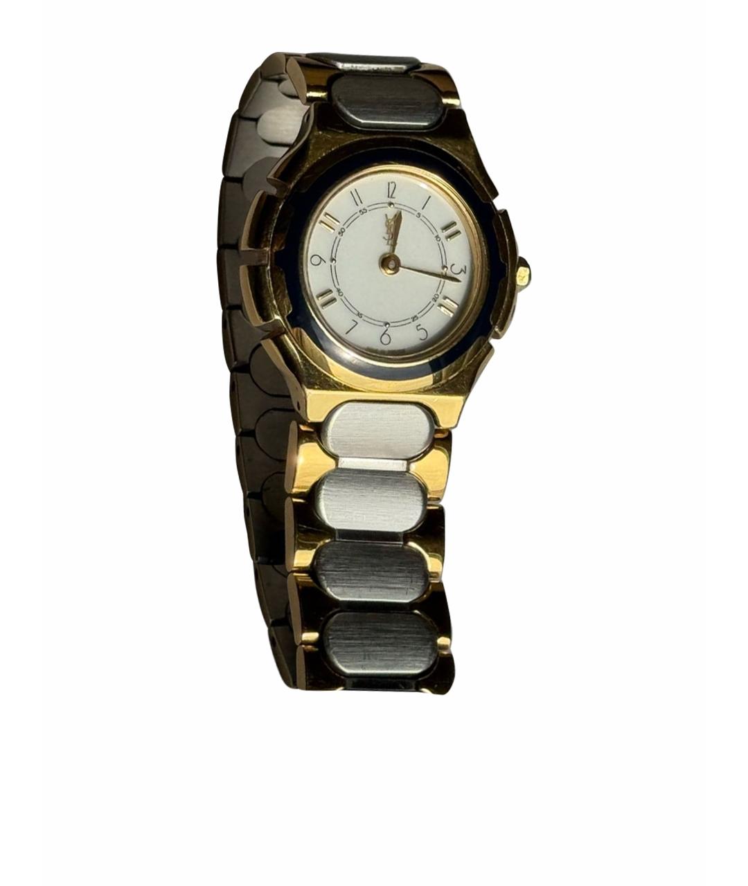 SAINT LAURENT Белые стальные часы, фото 1