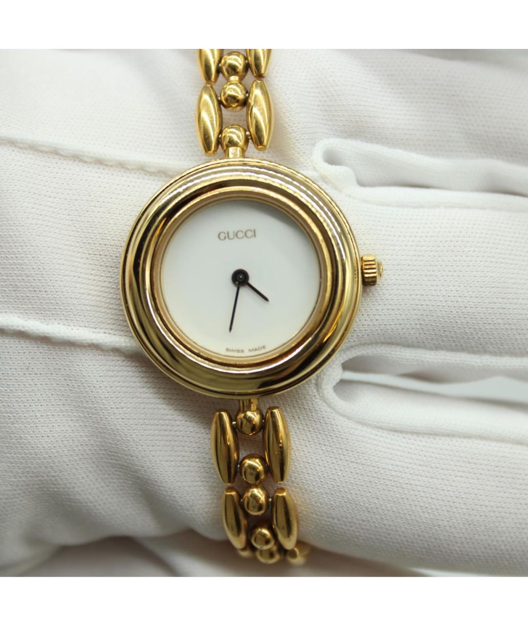 GUCCI Золотые позолоченные часы, фото 9