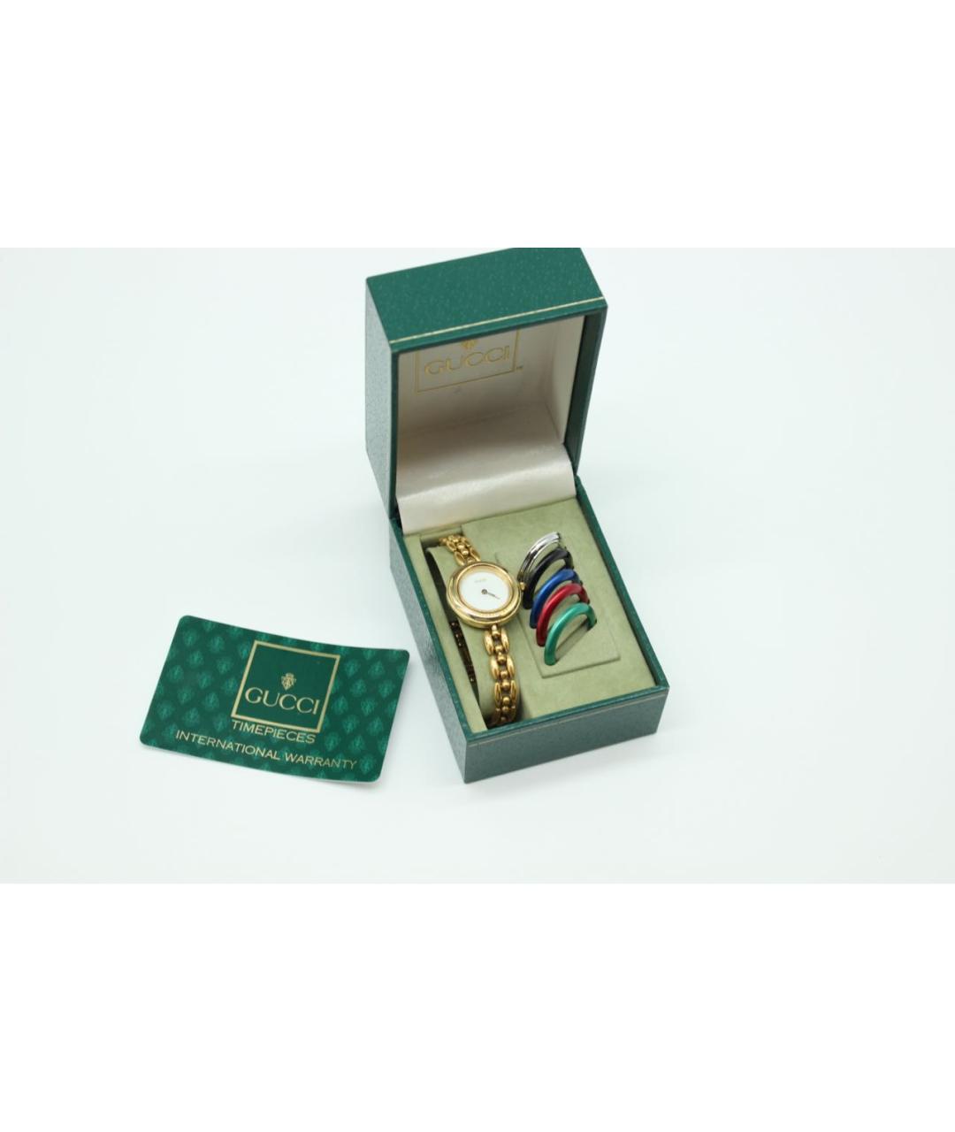 GUCCI Золотые позолоченные часы, фото 4