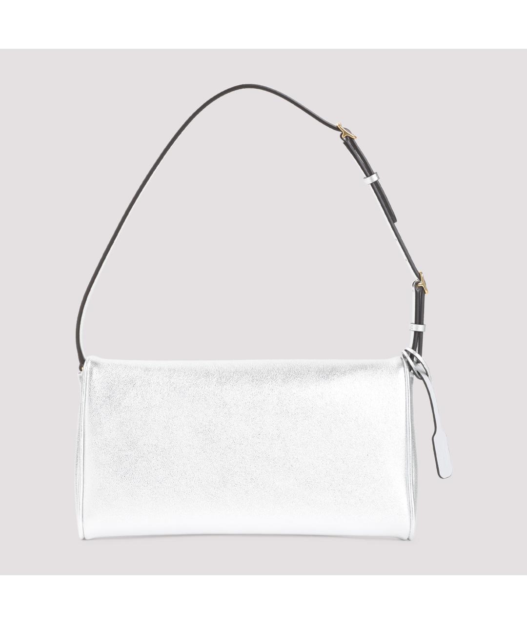 VALENTINO Белая кожаная сумка через плечо, фото 2
