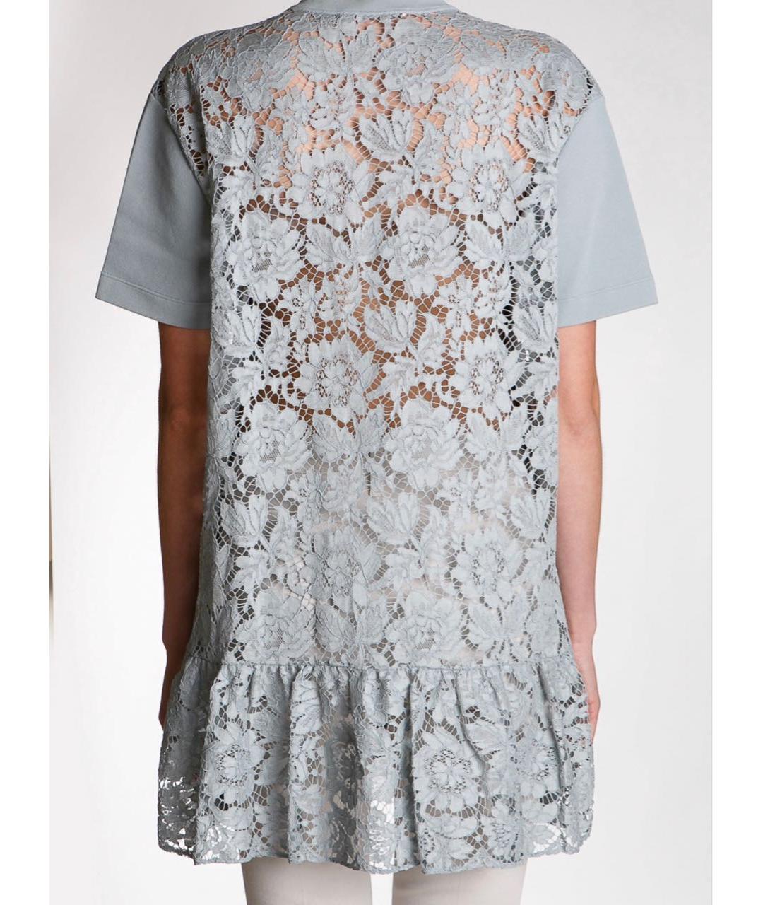 VALENTINO Голубое вискозное вечернее платье, фото 4