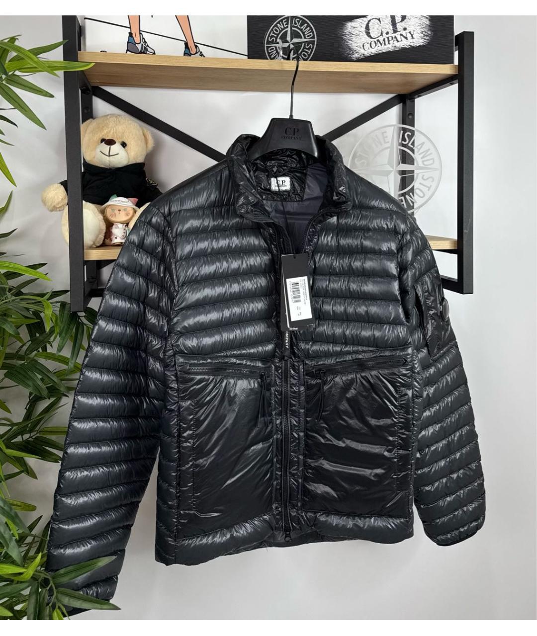 CP COMPANY Черная полиамидовая куртка, фото 2