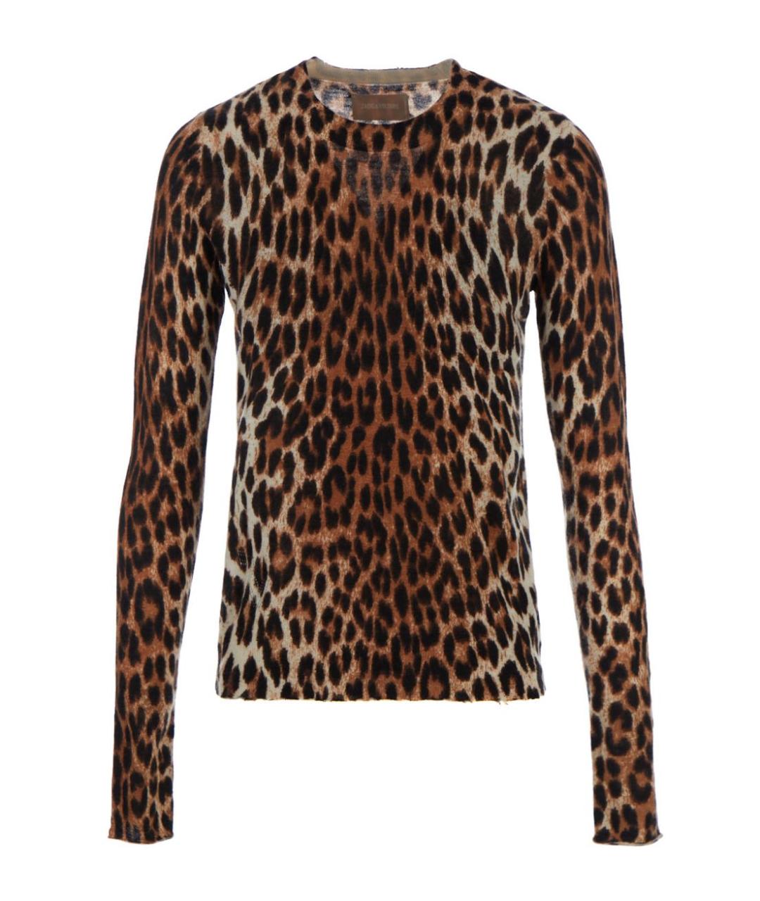 ZADIG & VOLTAIRE Коричневый кашемировый джемпер / свитер, фото 1