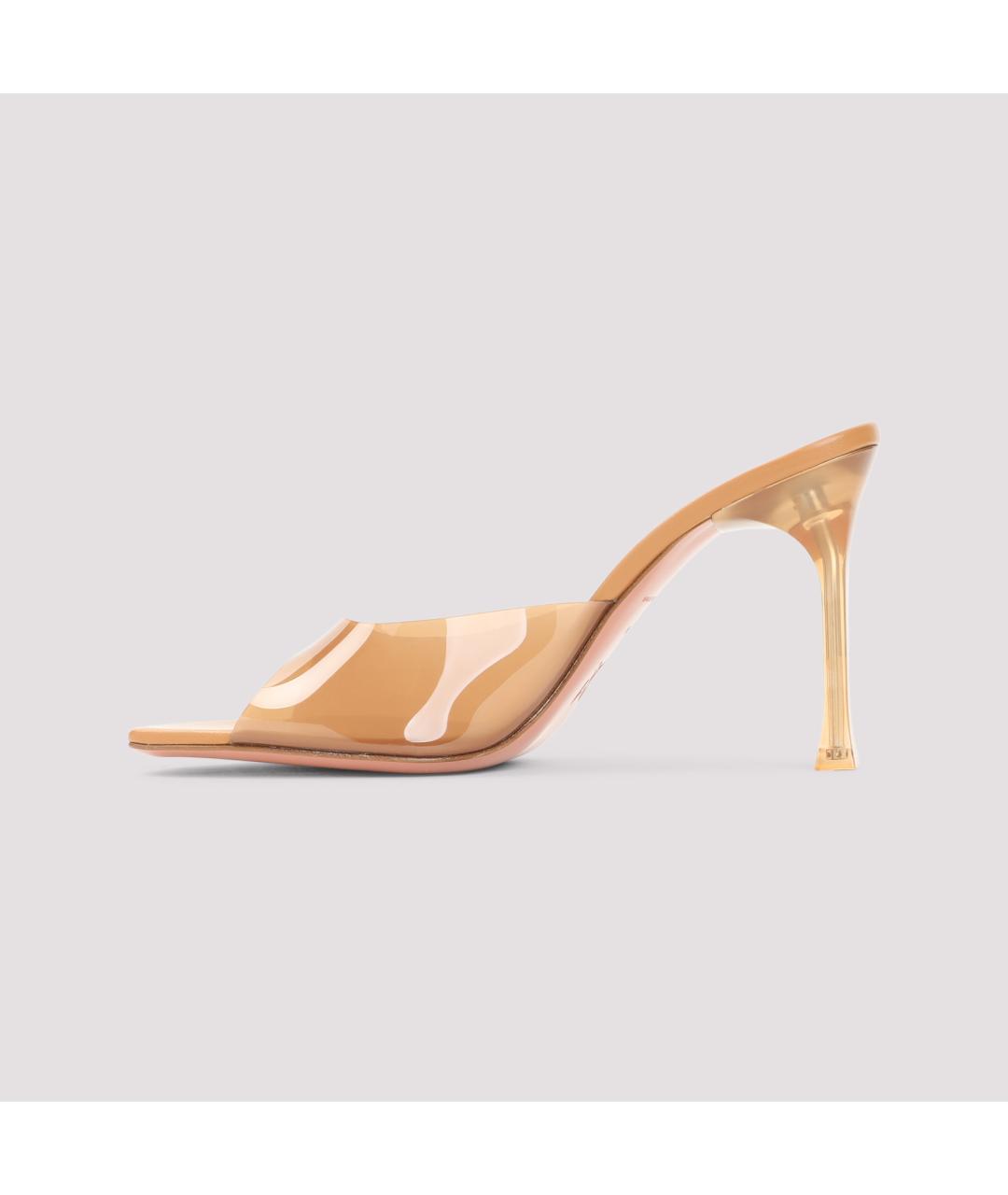 Amina Muaddi Кожаные мюли, фото 2