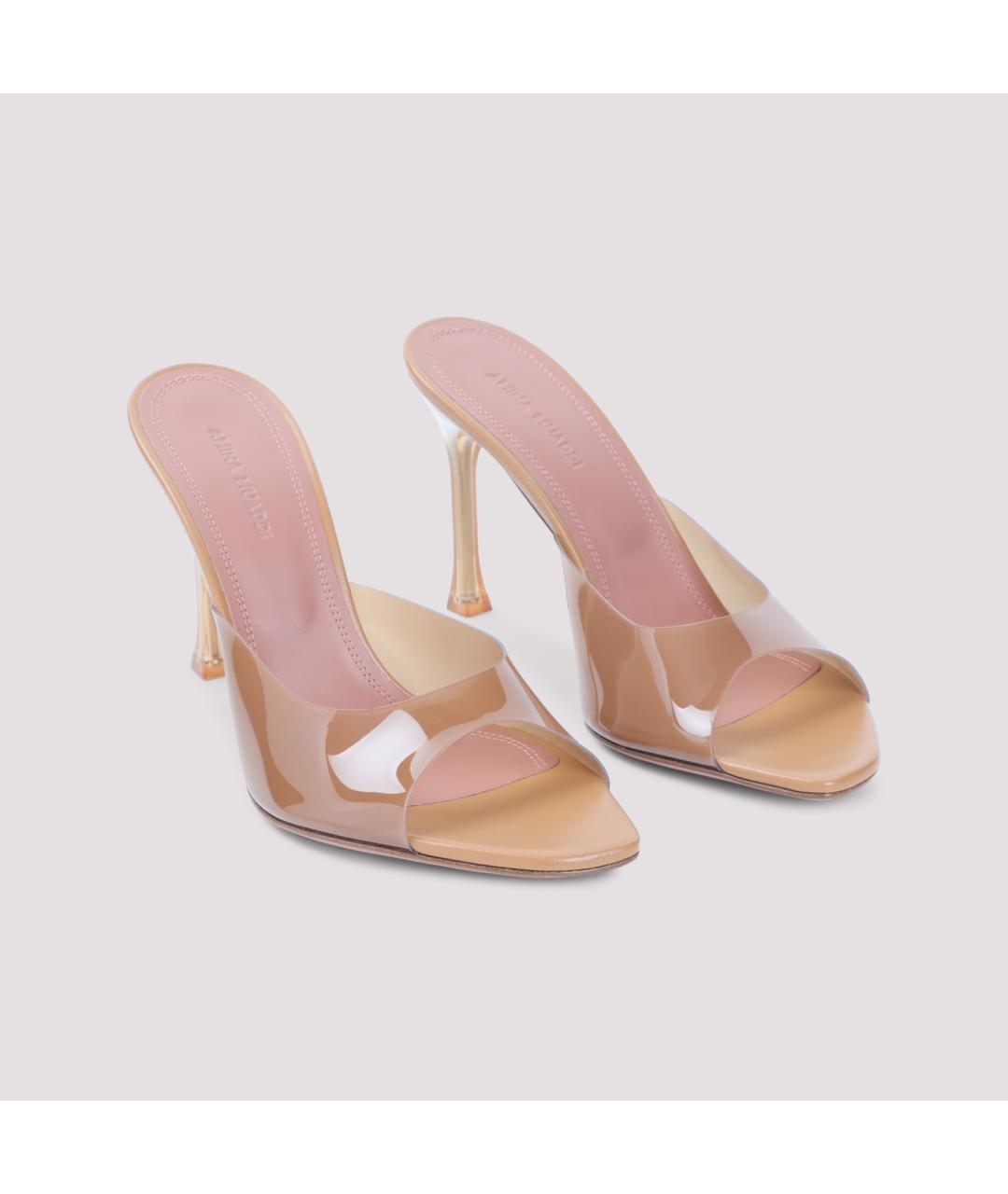 Amina Muaddi Кожаные мюли, фото 3