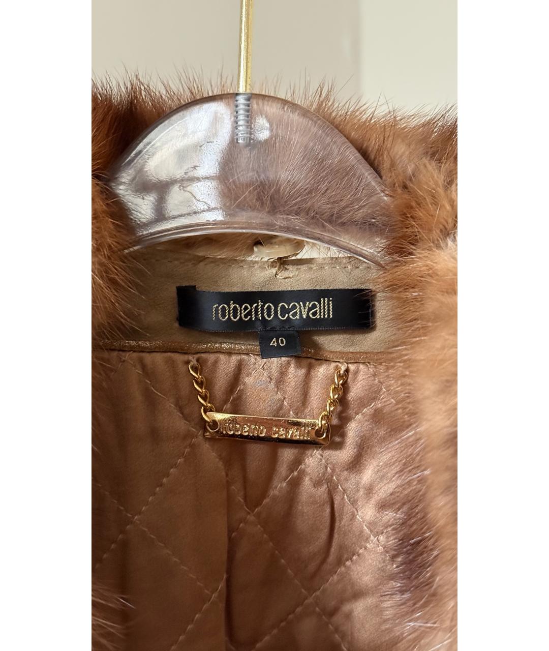 ROBERTO CAVALLI Бежевая куртка, фото 6